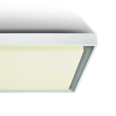 ONE Light Outdoor Project - plafonnier extérieur - 34 x 34 x 5 cm - 30W LED inclus - IP54 - blanc
