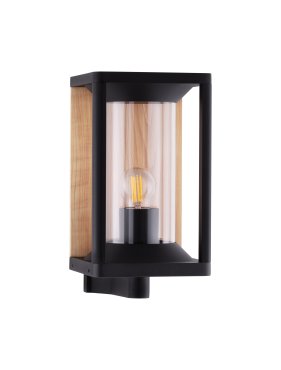 Nova Luce Pacific - applique murale extérieure - 14,5 x 27,6 x 20,6 cm - IP65 - anthracite foncé