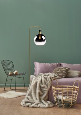 Lucide Julius - lampadaire - Ø 28 x 158 cm - noir