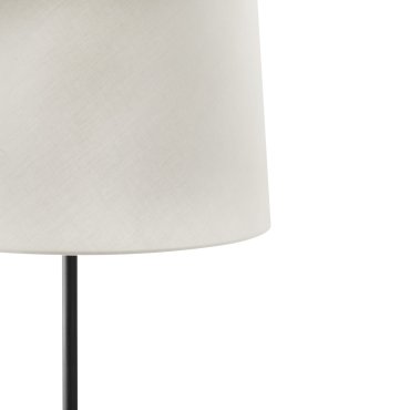 Faro Windsor - lampadaire - Ø 64 x 160 x 37,5 cm - noir mat et lino
