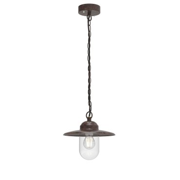Nordlux Luxembourg - lampe suspendue - Ø 27,5 x 24 cm - IP33 - rusty