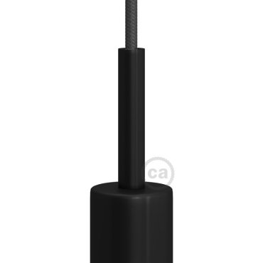 Creative Cables - serre-cordon - Ø 1.3 x 7 cm - design métallique - noir
