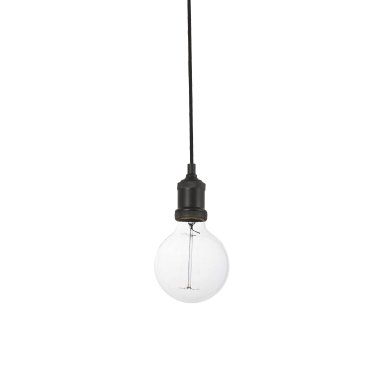 Faro Art - lampe suspendue - Ø 11 x 9 cm - noir mat