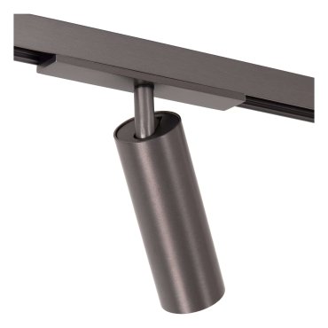 Lucide Linial Lux - système de rails magnétiques - spot sur rail - Ø 4,5 x 10 cm - LED 10W incl. - Fonction de gradation et couleur de lumière réglable via l'application - noir chrome mat