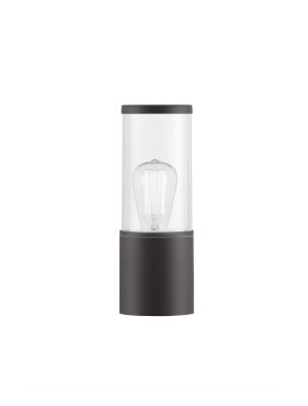 Nova Luce Zosia - applique murale extérieure - Ø 9 x 25 x 12 cm - IP65 - gris foncé