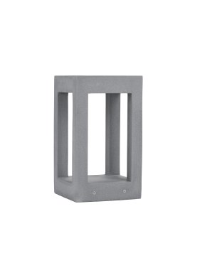 Nova Luce Bev - applique murale extérieure - 20 x 35 x 20 cm - 5W LED inclus - IP65 - gris