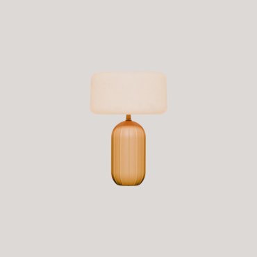 New Garden Phoebe 45 - lampe de table rechargeable à énergie solaire et à batterie avec télécommande - Ø 27,8 x 40,7 cm - RGB + blanc 5W LED inclus - IP65 - jaune moutarde