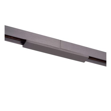 Lucide Linial - système de rails magnétiques - connecteur électrique droit - chrome noir mat