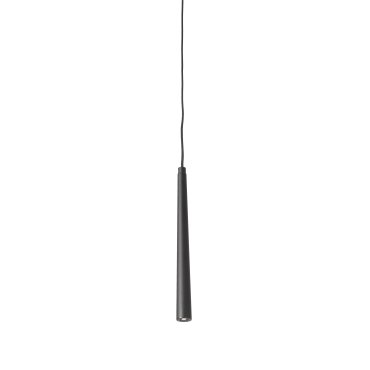 Faro Sabi - lampe suspendue - Ø 2,5 x 25 cm - 3W LED inclus - noir mat