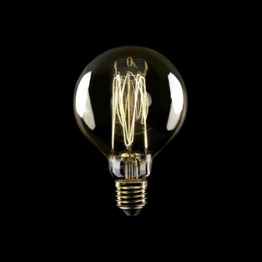Filament LED de Creative Cables - Ø 9,5 x 14 cm - E27 - 7W dimmable - 2700K - ambre