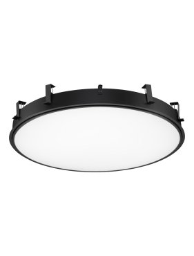 Nova Luce Perfect Profile Trimless - spot encastré - Ø 1045 mm, 1030 mm encastré - 120W LED dimmable inclus - 3000K - noir
