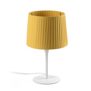 Faro Samba - lampe à poser - Ø 21,5 x 44,5 cm - jaune et blanc