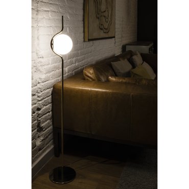 Faro Le Vita - lampadaire - 118 cm - 6W dimmable LED inclus - shiny gold and opal
