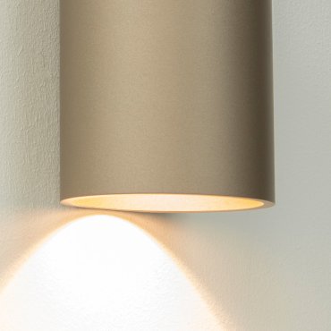 Artdelight Brody - applique murale - Ø 7,2 x 11 cm - 4W LED inclus - IP54 - champagne
