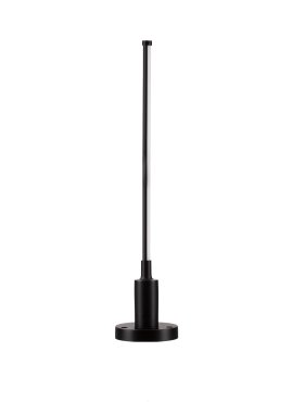 Nova Luce Dessay - lampe de jardin - Ø 1,6 x 58 cm - 6W LED inclus - IP65 - noir sablé