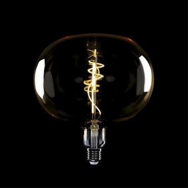 Daylight Italia Lampe LED Ellipse - Ø 22 x 23,5 cm - E27 - 8,5W dimmable - 2200K - ambre