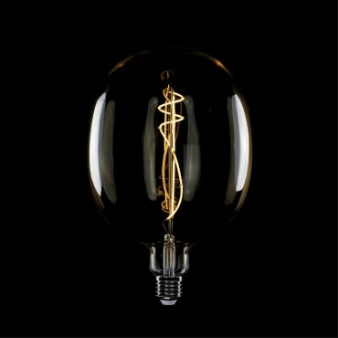 Daylight Italia Lampe LED Ellipse - Ø 17 x 26,4 cm - E27 - 8,5W dimmable - 2200K - ambre