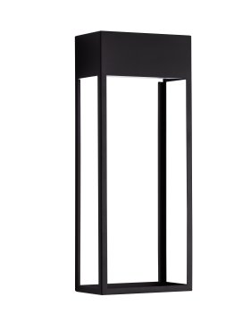 Nova Luce Moby - applique murale extérieure - 16 x 40 x 9 cm - 20W LED inclus - IP65 - noir sablé