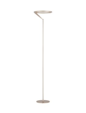 Nova Luce Tilia - lampadaire - Ø 33 x 168 cm - 26W dimmable LED inclus - café moka
