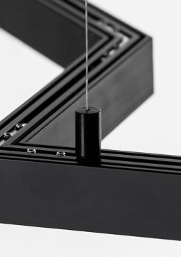 KLUS LIN-ZM - point de fixation avec câble d'alimentation - noir