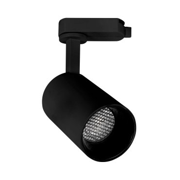 Nova Luce Rail - Rail 1 phase avec 6 spots - 200 x 13 x 6 cm - noir