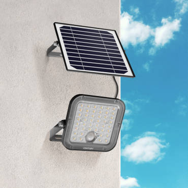 Century Italia Energy - projecteur solaire - 20,1 x 16,4 x 4,9 cm - 30W LED dimmable inclus - IP65 - noir