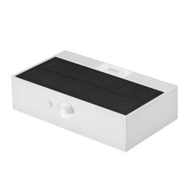 Century Italia Domino MINI - Applique solaire extérieure avec capteur - 9 x 3,5 x 13,7 cm - 3W LED inclus - IP65 - blanc