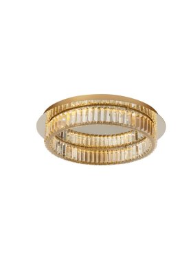 Nova Luce Aurelia - plafonnier - Ø 50 x 12 cm - 29W LED dimmable inclus - or