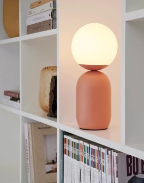 MODÈLE D’EXPOSITION - Nordlux Notti - lampe à poser - Ø 15 x 34,5 cm - terre cuite