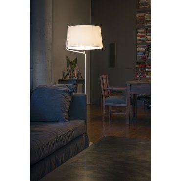 Faro Berni - lampadaire - 151 cm - blanc mat