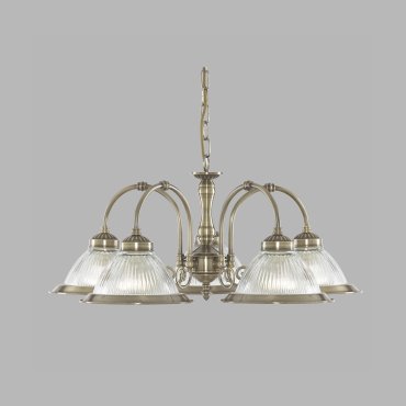 Searchlight American Diner - lampe suspendue - Ø 62 x 82 cm - laiton antique