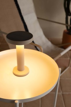 Faro Cairo - lumière de jardin - Ø 16 x 35 cm - 2W LED inclus - IP44 - sable