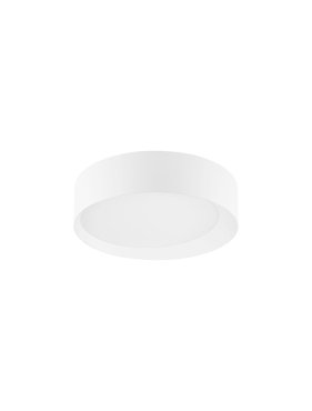 Nova Luce Oby - plafonnier - Ø 45 x 12 cm - 30W LED dimmable inclus - blanc sable