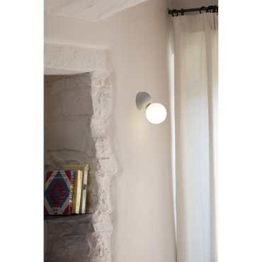 Faro Joy - applique murale - 10 x 13,2 x 15,6 cm - 3W LED inclus - blanc mat