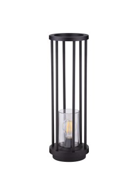 Nova Luce Elysium - lampe de jardin - Ø 16 x 50 cm - IP65 - anthracite foncé