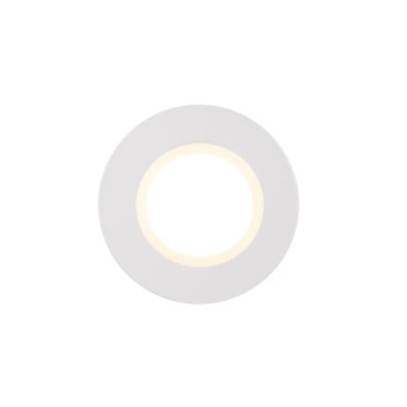 Nordlux Siege - spot encastré - Ø 85 mm, Ø 72 mm taille d'encastrement - 4,7W LED inclus - IP65 - blanc