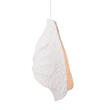 Maxlight Concha - lampe suspendue - Ø 30 x 250 cm - 8W LED inclus - blanc