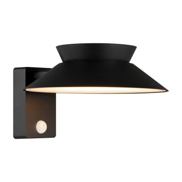 Nordlux Justina - applique solaire extérieure avec détecteur de mouvement - 28,5 x 23 x 14,5 cm - 5W LED inclus - IP44 - noir