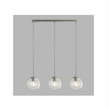 Searchlight Pendants - lampe suspendue - 80 x 20 x 150 cm - argent satiné