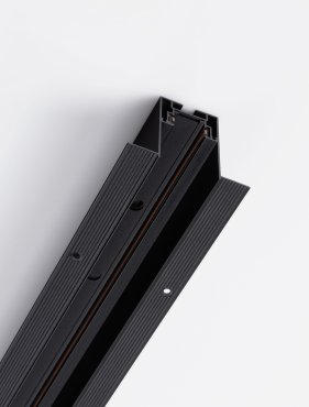 Nova Luce Buxton L - profilé magnétique encastré - 200 x 8,1 x 6,1 cm - noir