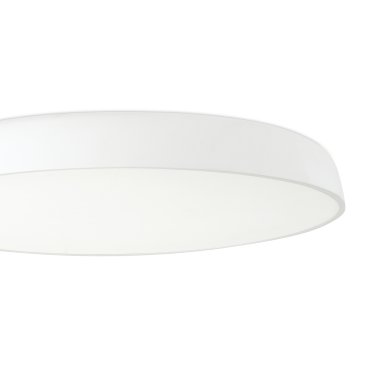 Faro Mega - plafonnier - Ø 75 x 11 cm - 52W LED dimmable inclus - blanc mat