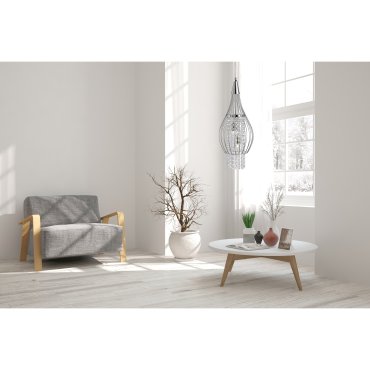 Searchlight Rocket - lampe suspendue - Ø 19 x 110 cm - chrome