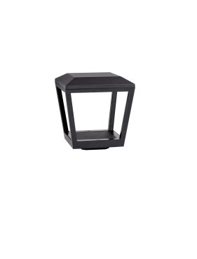 Nova Luce Opu - lampe à poser - 24 x 26 x 24 cm - 15W LED inclus - IP65 - anthracite foncé