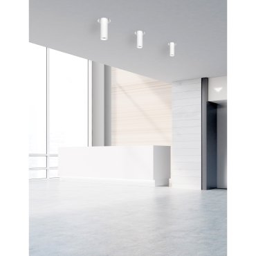 Nova Luce Giacomo - spot encastrable - 155 x 155 mm, 158 x 158 mm format encastrable - blanc
