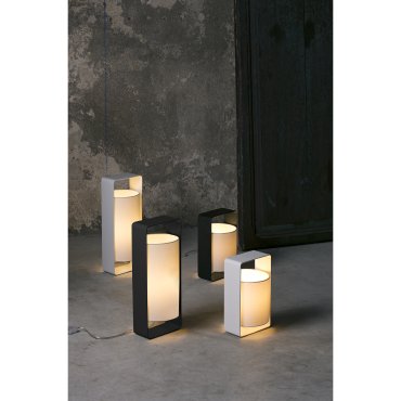 Faro Lula - lampe à poser - 16 x 15 x 40 cm - blanc mat
