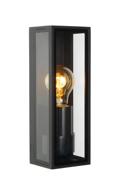 Lucide Dukan - applique d'extérieur - 8,6 x 9 x 25,8 cm - IP65 - noir
