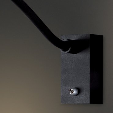 Maxlight Rider - applique murale - 7 x 46 x 10 cm - 3W LED inclus - noir