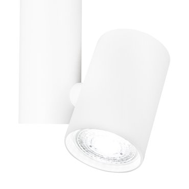 Nova Luce Bernardo - spot en saillie - Ø 6 x 29 cm - blanc