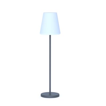 New Garden Lola slim 120 - lampadaire rechargeable avec panneau solaire - RGB+W - Ø 26 x 119 cm - 4,6W LED dimmable inclus - IP65 - anthracite