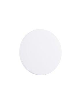 Nova Luce Tower - applique murale extérieure - Ø 16,5 x 5,8 cm - 8W LED inclus - IP65 - blanc sablé